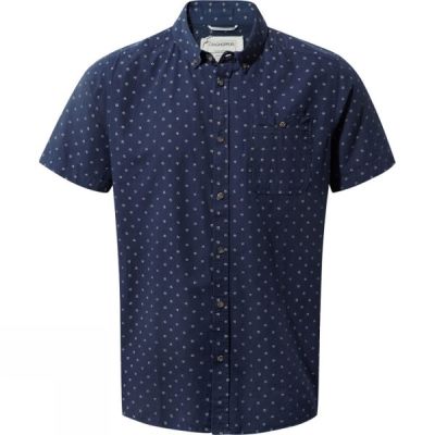 Camisa Craghoppers Deacon Short-Sleeved Hombre Azules - Chile IUW483195